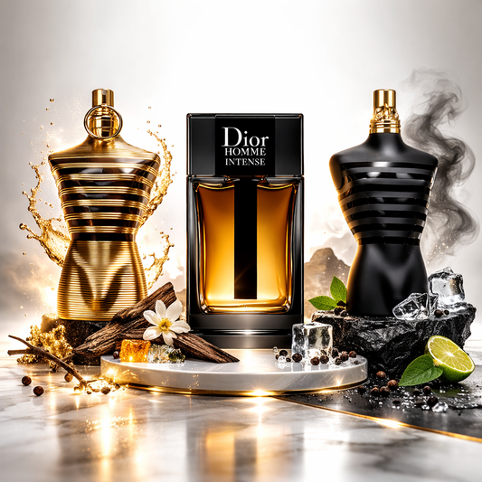 LE MALE ELIXIR 5ML+DIOR HOMME INTENSE 5ML+LE MALE LE PARFUM 5ML